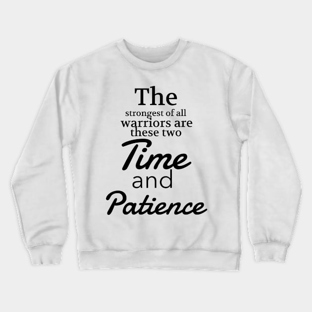 Leo Tolstoy's Quotes from War and Peace Crewneck Sweatshirt by Anesidora